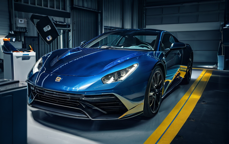 자동차정비 산업기사 실습 관련 추천 영상 - Here are three detailed image prompts for Stable Diffusion, capturing key aspects of modern automoti...