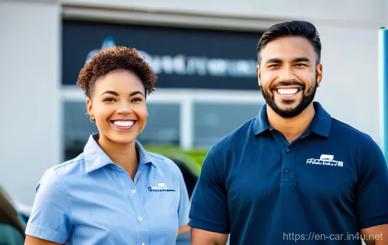 자동차정비 자격증 이직 성공 사례 - **Prompt:** A confident, male EV (Electric Vehicle) specialist, of diverse ethnicity, wearing a pris... 자동차정비 자격증 이직 성공 사례 - **Prompt:** A confident, male EV (Electric Vehicle) specialist, of diverse ethnicity, wearing a pris...